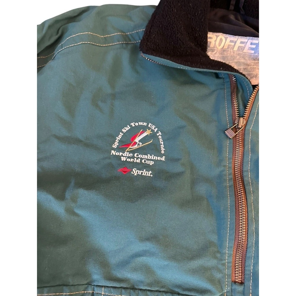 Vtg Roffe Jacket Mens S Four Season Shell Ski Snowboard 90s Union USA - Picture 3 of 9